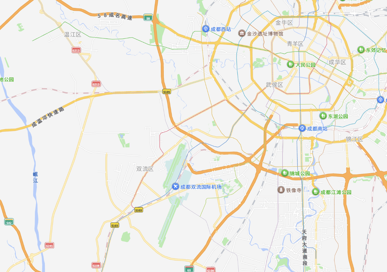 成都市救援地图